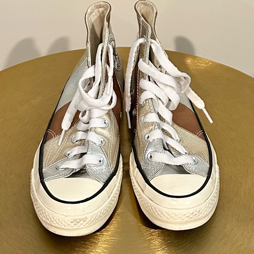 Metallic Rainbow Converse Chuck Taylor Size Women 8